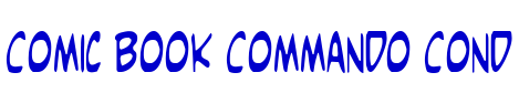 Comic Book Commando Cond Schriftart